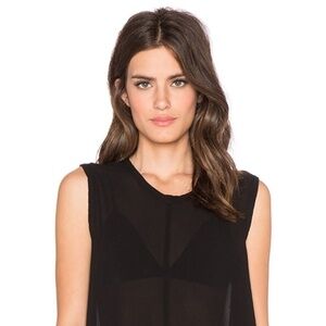 WILT l Revolve Sheer Crepe Tank Top